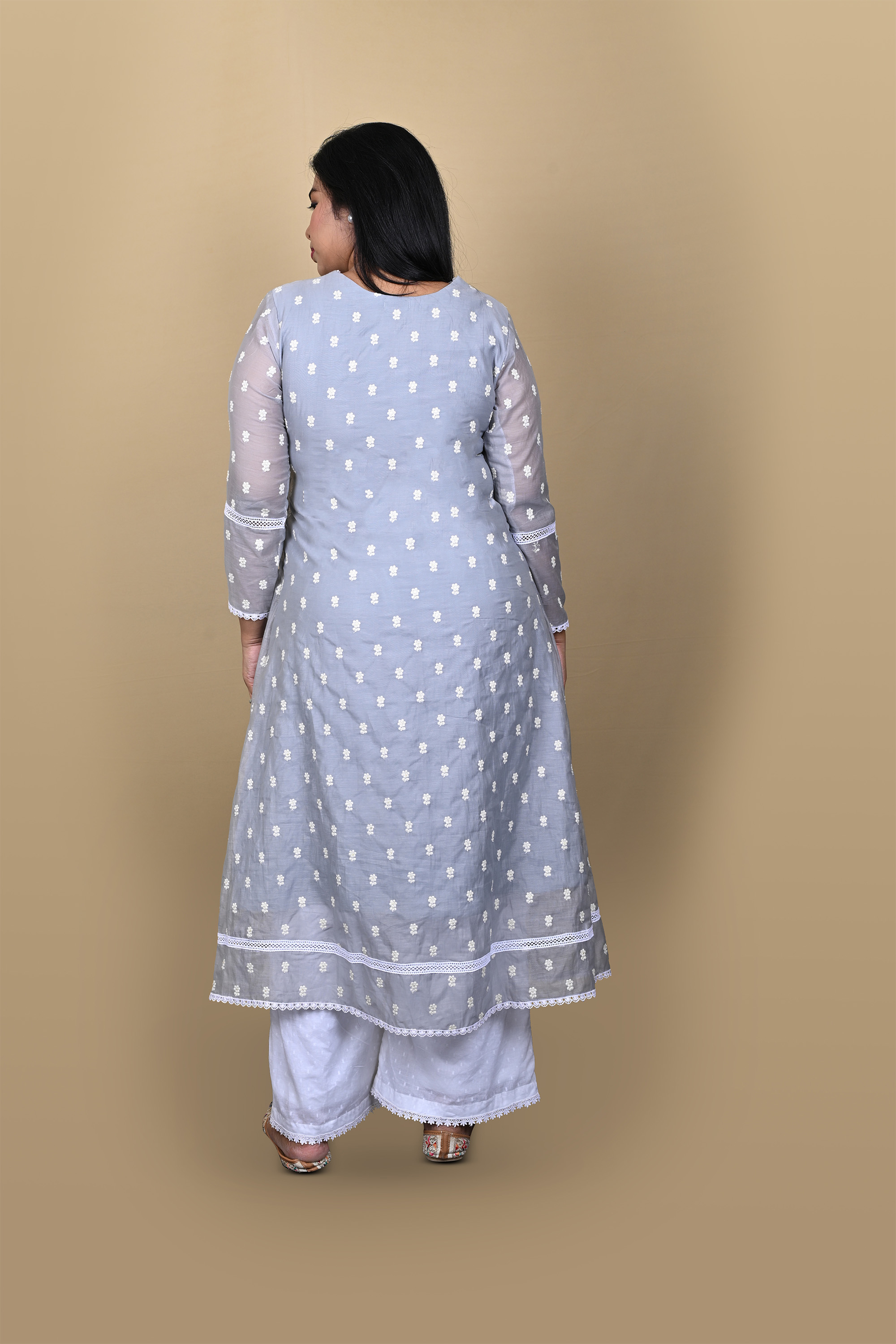Chanderi Kurta Back