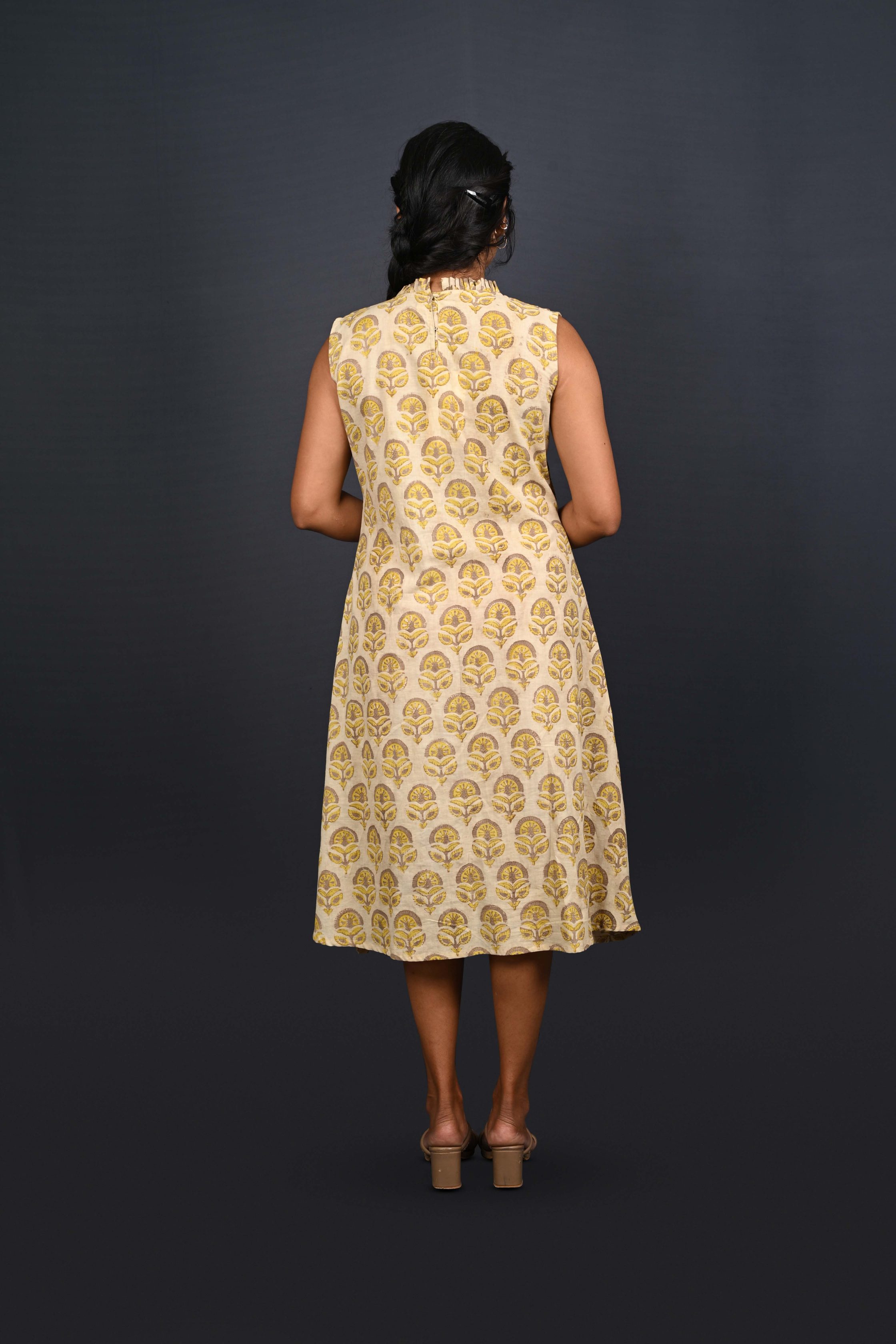 Sleeveless Cotton Summer Dress