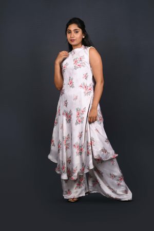 Ivory Rose Printed Outfit