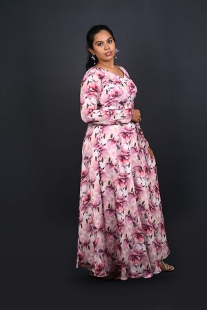 Full-Length Indo-Western Gown