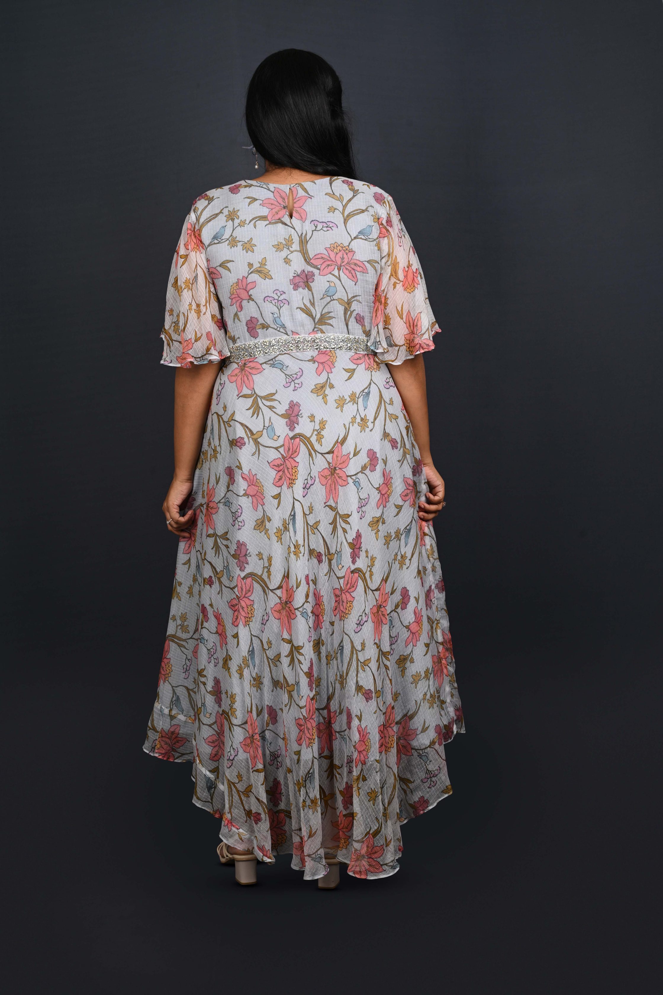 Floral Printed Gown