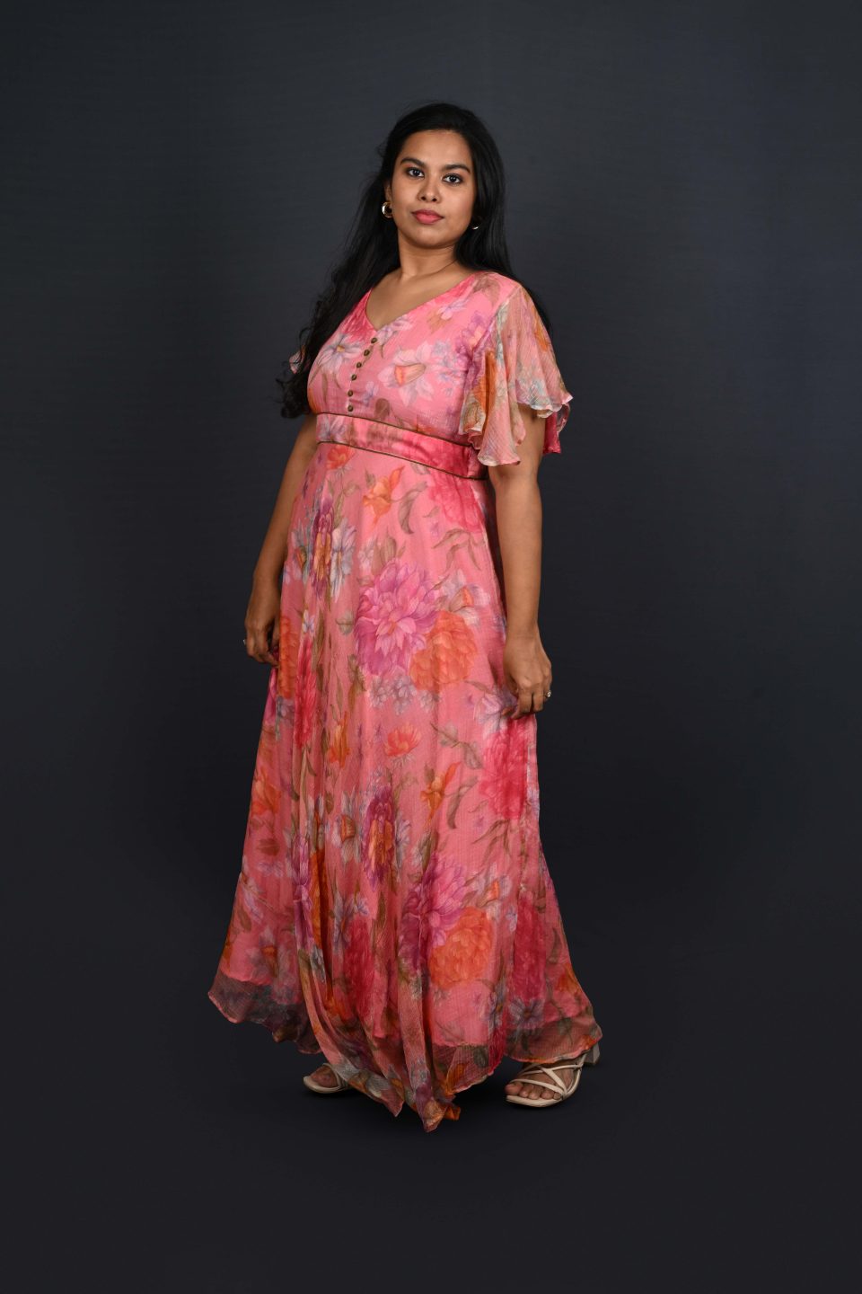 Flutter Sleeve Summer Dress