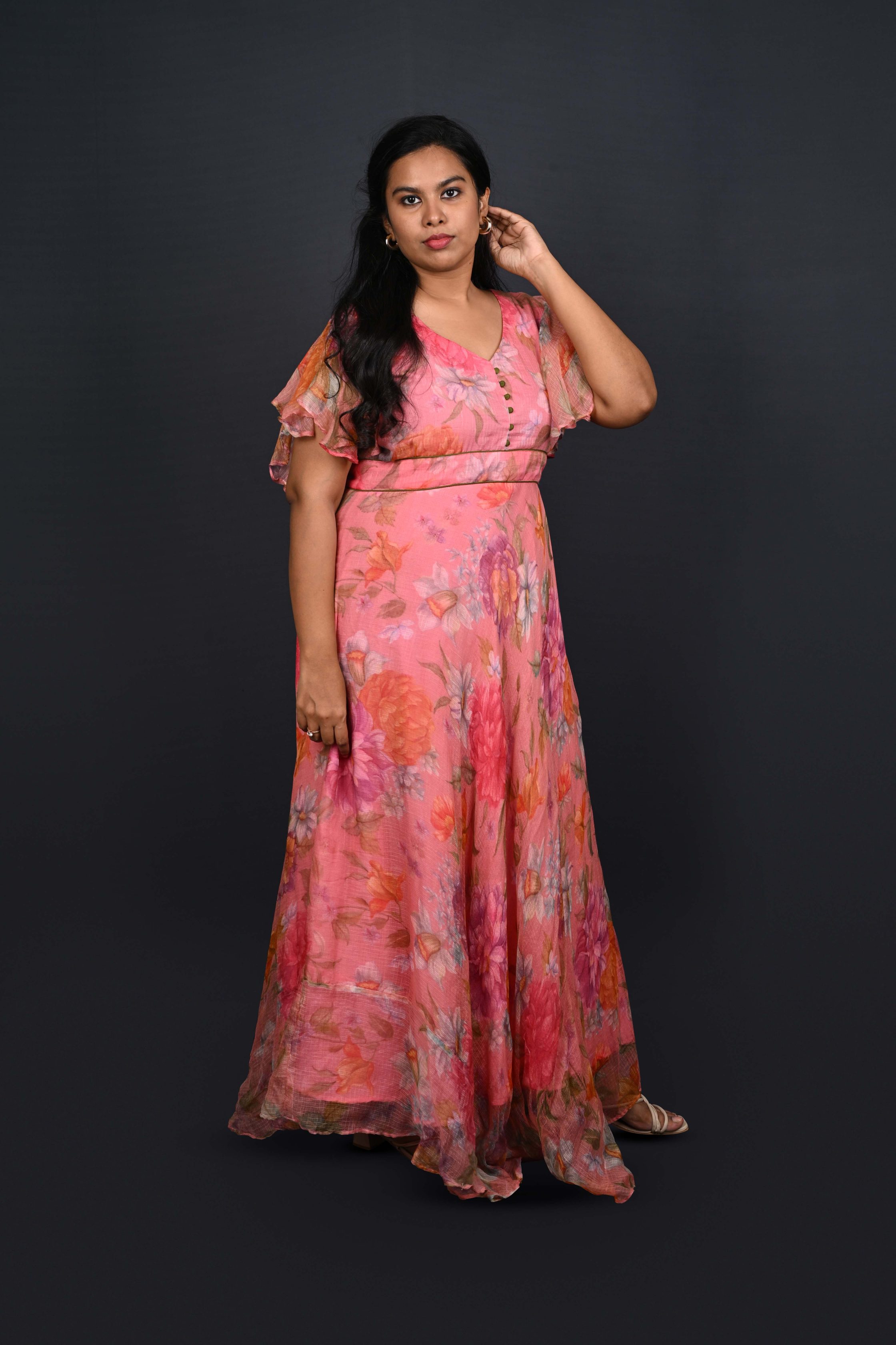 Flutter Sleeve Summer Dress